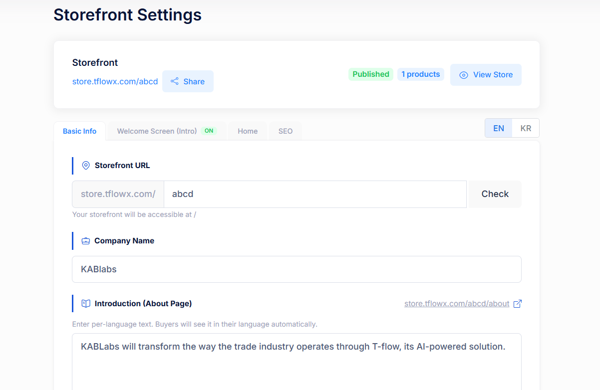 스토어 개설·제품 등록